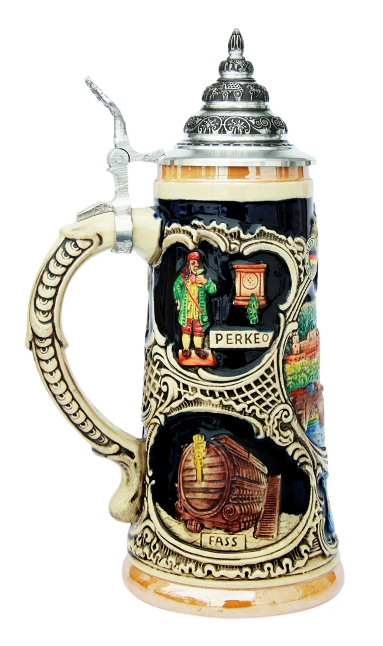 Historical Heidelberg Beer Stein Historical Heidelberg Beer Stein -German Wine Glass Shop Historial Heidelberg Beer Stein K303RH LS SM 01536.1398609216