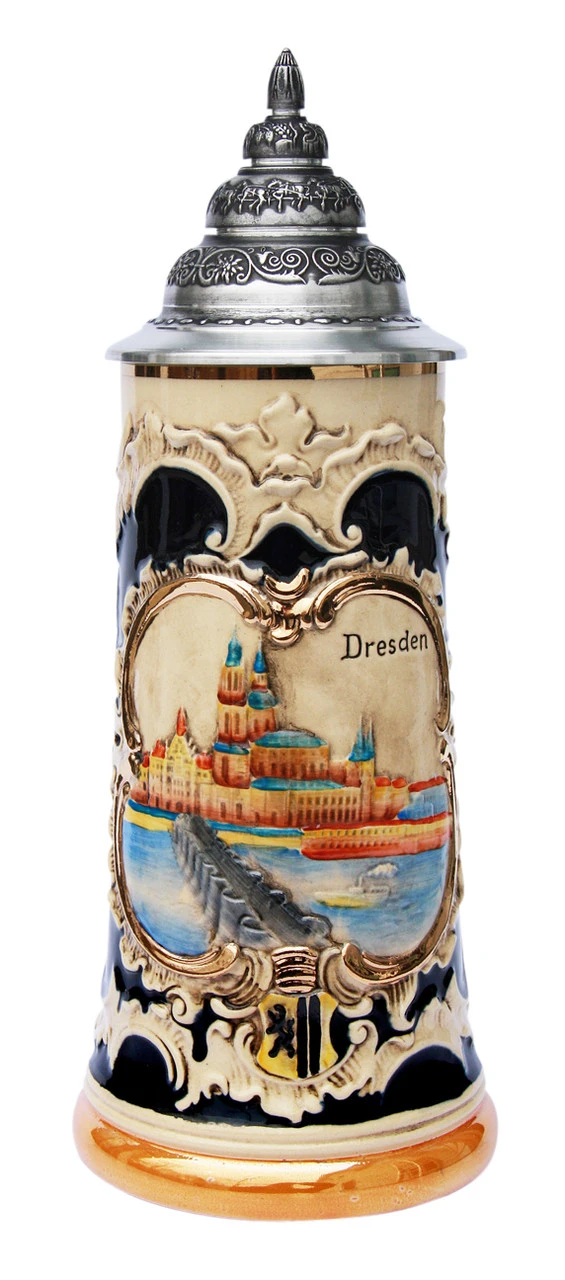 Historical Dresden Beer Stein Historical Dresden Beer Stein -German Wine Glass Shop Historical Dresden Beer Stein K303HD FNT SM 32616.1398609223