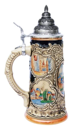 Historical Nuernberg Beer Stein 2 Historical Nuernberg Beer Stein -German Wine Glass Shop Historical Nuernberg Beer Stein K303RHN LS SM 20568.1398609290