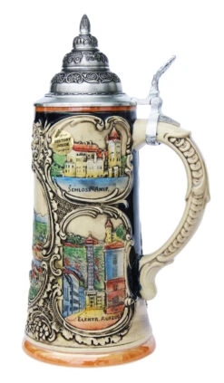 Historical Salzburg Beer Stein -German Wine Glass Shop Historical Salzburg Beer Stein K303HS RS SM 21729.1398609307