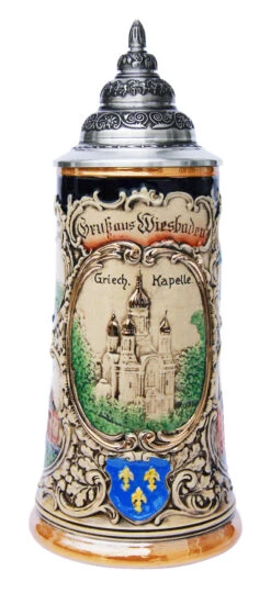 Historical Wiesbaden Beer Stein