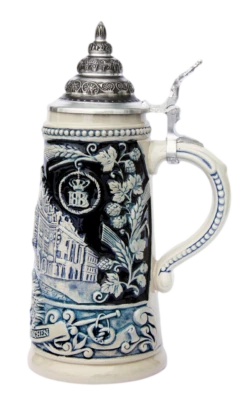 Hofbrauhaus Munich Brewery Beer Stein Cobalt