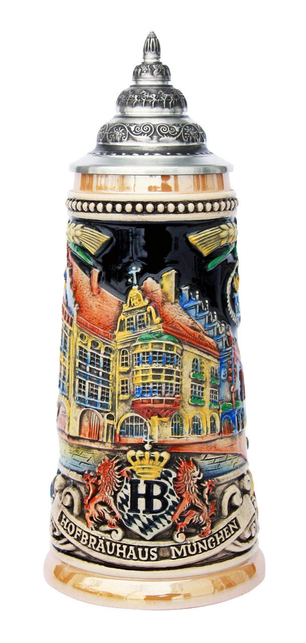 Hofbrauhaus Munich Brewery Beer Stein Hofbrauhaus Munich Brewery Beer Stein -German Wine Glass Shop Hofbraeuhaus Munich Brewery Beer Stein K1019HB FNT SM 54964.1395849884