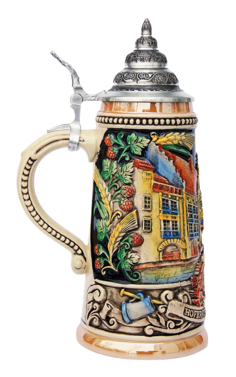 Hofbrauhaus Munich Brewery Beer Stein Hofbrauhaus Munich Brewery Beer Stein -German Wine Glass Shop Hofbraeuhaus Munich Brewery Beer Stein K1019HB LS SM 20306.1395849882