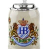Hofbrauhaus 0.5 Liter Stoneware Beer Stein With HB Lid