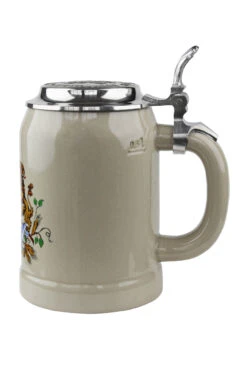 Hofbrauhaus 0.5 Liter Stoneware Beer Stein With HB Lid -German Wine Glass Shop Hofbrauhaus 0.5 Liter Stoneware Beer Stein with HB Lid KHB1000057 RS SM 52574.1458334844
