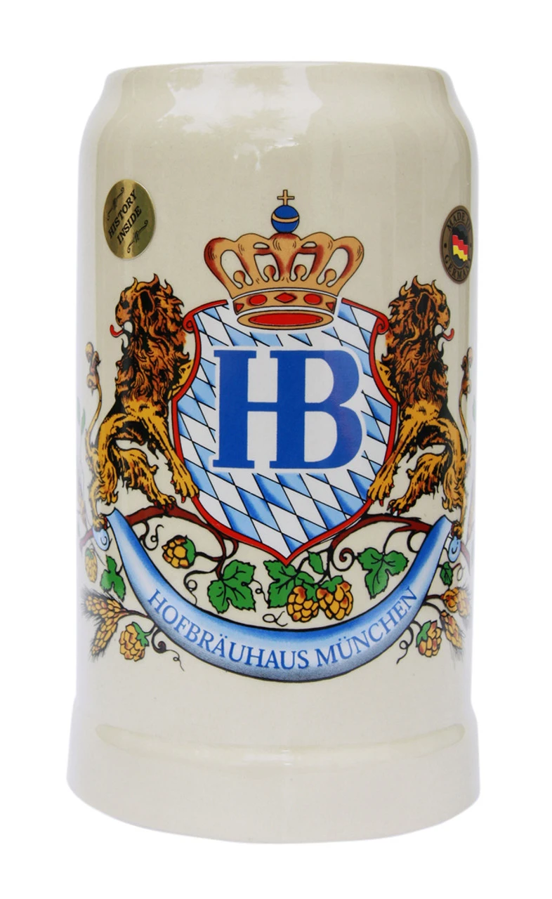Hofbrauhaus 1 Liter Stoneware Beer Mug Hofbrauhaus 1 Liter Stoneware Beer Mug -German Wine Glass Shop Hofbrauhaus 1 Liter Stoneware Beer Mug KHB1000059 FNT SM 74255.1416684472