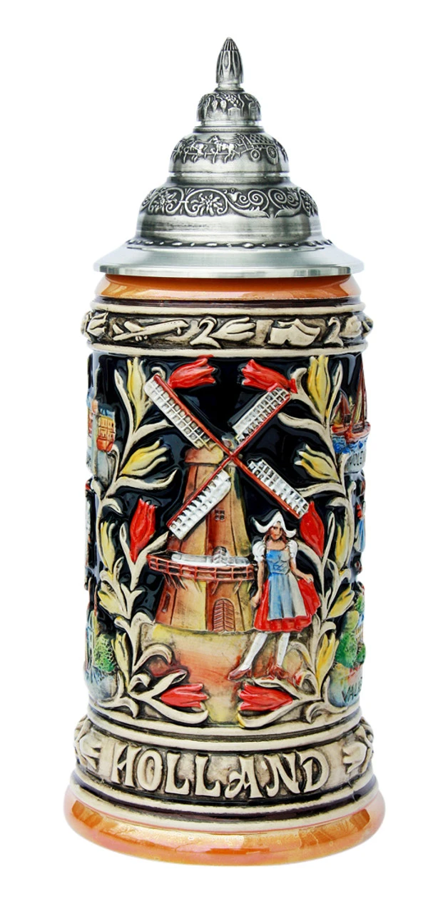 Holland Commemorative Stein Holland Commemorative Stein -German Wine Glass Shop Holland Commemorative Beer Stein K1002 FNT SM 90965.1399044740