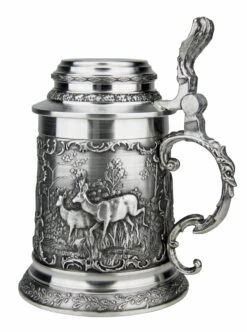 Hunter Pewter Beer Stein 2 Hunter Pewter Beer Stein -German Wine Glass Shop Hunter Pewter Beer Stein AS12351 RS SM 91533.1511128212