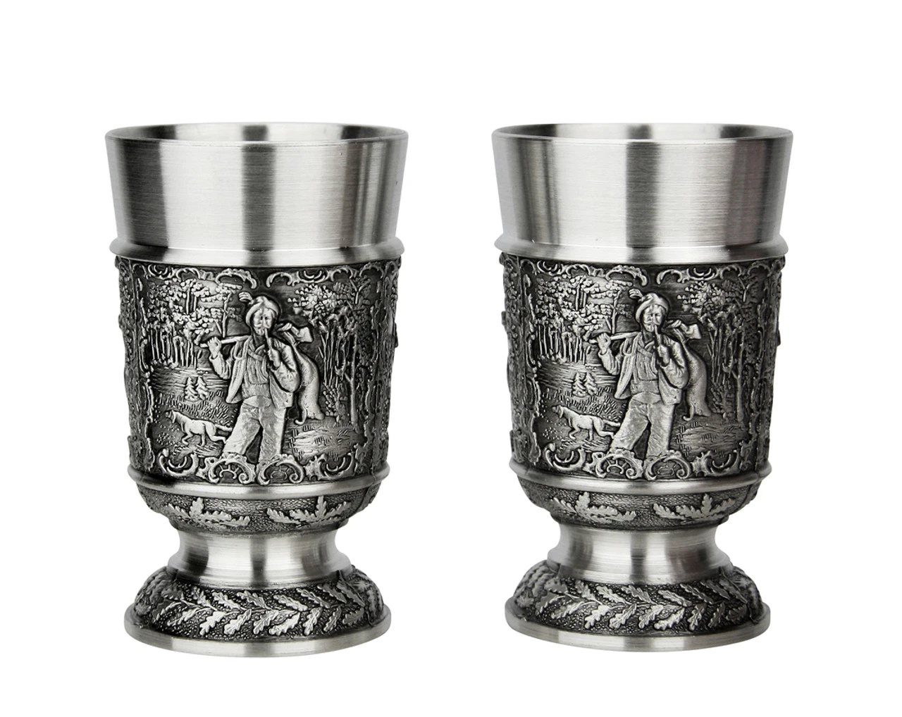 Hunter Pewter Shot Cup 1 oz | Set of 2 Hunter Pewter Shot Cup 1 Oz | Set Of 2 -German Wine Glass Shop Hunter Pewter Shot Cup 1 oz Set of 2 AS12402 Hunter SM 33313.1679781604