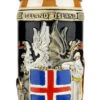 Iceland Coat Of Arms Beer Stein