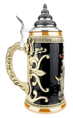 Iceland Coat Of Arms Beer Stein -German Wine Glass Shop Iceland Coat of Arms Beer Stein K1012IS LS SM 18355.1619040527