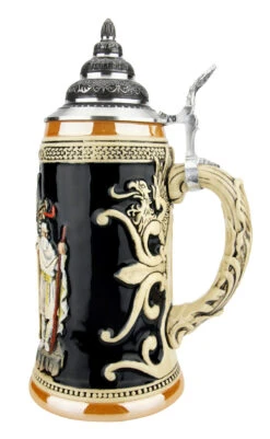 Iceland Coat Of Arms Beer Stein -German Wine Glass Shop Iceland Coat of Arms Beer Stein K1012IS RS SM 71117.1619040525