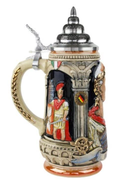 Italian Emperor Imperator Caeser Beer Stein -German Wine Glass Shop Italian Imperator Beer Stein K313I LS SM 61588.1458158868