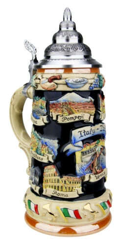 Italy Panorama Beer Stein -German Wine Glass Shop Italy Panorama Beer Stein K309I LA SM 07313.1511751875