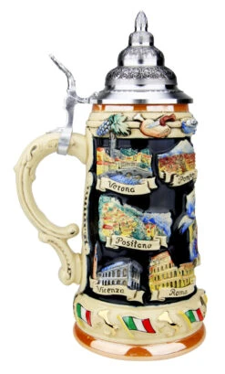 Italy Panorama Beer Stein -German Wine Glass Shop Italy Panorama Beer Stein K309I LS SM 70633.1511751876