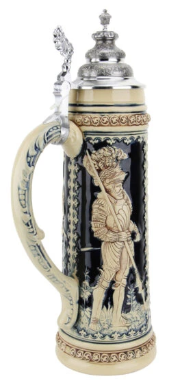 King Limitaet 2004 | Goddess Of Hunters Antique Style Beer Stein 3 King Limitaet 2004 | Goddess Of Hunters Antique Style Beer Stein -German Wine Glass Shop King Limitaet 2004 Goddess of Hunters Handpainted Beer Stein Cobalt K2034E Back2 SM 88314.1461705625