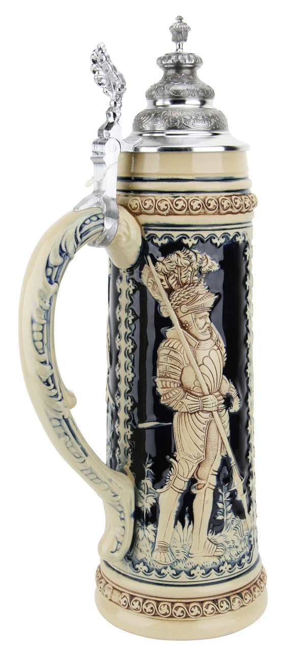 King Limitaet 2004 | Goddess of Hunters Antique Style Beer Stein King Limitaet 2004 | Goddess Of Hunters Antique Style Beer Stein -German Wine Glass Shop King Limitaet 2004 Goddess of Hunters Handpainted Beer Stein Cobalt K2034E Back2 SM 88314.1461705625