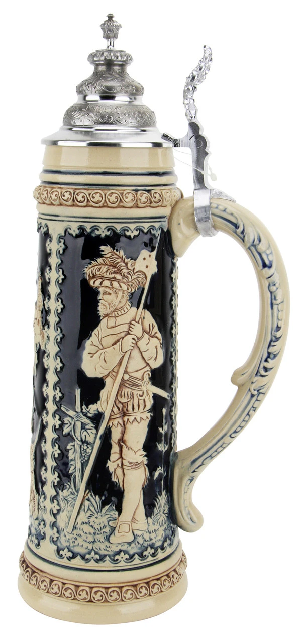 King Limitaet 2004 | Goddess of Hunters Antique Style Beer Stein King Limitaet 2004 | Goddess Of Hunters Antique Style Beer Stein -German Wine Glass Shop King Limitaet 2004 Goddess of Hunters Handpainted Beer Stein Cobalt K2034E RS SM 81729.1461705847