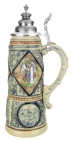 King Limitaet 2006 | King Solomon Handpainted Beer Stein -German Wine Glass Shop King Limitaet 2006 King Solomon Handpainted Beer Stein K2036B RS SM 25298.1480117876