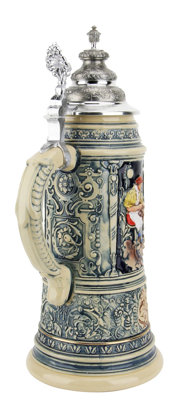 King Limitaet 2007 | Medieval Master Craftsman Handpainted Beer Stein King Limitaet 2007 | Medieval Master Craftsman Handpainted Beer Stein -German Wine Glass Shop King Limitaet 2007 Medieval Master Craftsman Handpainted Beer Stein K2037B Back2 SM 94061.1461707333