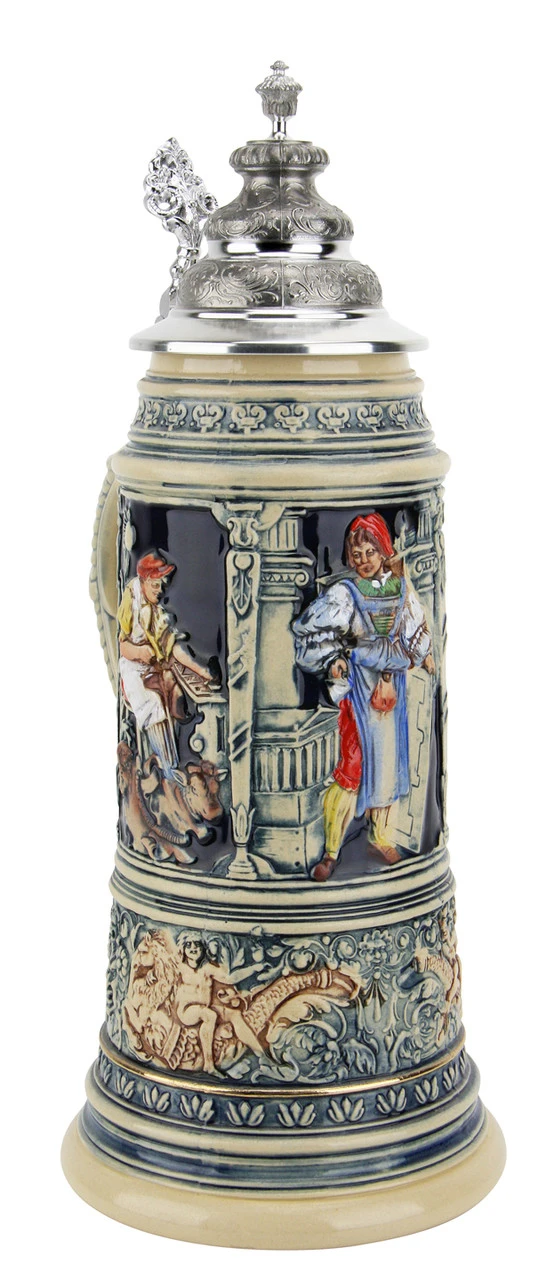 King Limitaet 2007 | Medieval Master Craftsman Handpainted Beer Stein King Limitaet 2007 | Medieval Master Craftsman Handpainted Beer Stein -German Wine Glass Shop King Limitaet 2007 Medieval Master Craftsman Handpainted Beer Stein K2037B LA SM 74266.1461707393