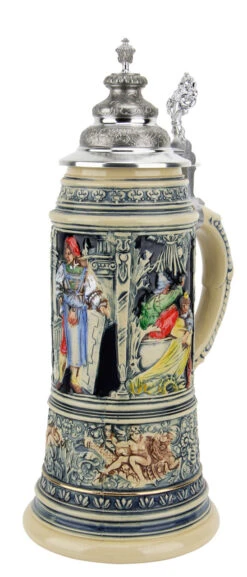 King Limitaet 2007 | Medieval Master Craftsman Handpainted Beer Stein 6 King Limitaet 2007 | Medieval Master Craftsman Handpainted Beer Stein -German Wine Glass Shop King Limitaet 2007 Medieval Master Craftsman Handpainted Beer Stein K2037B RA SM 84847.1461707408