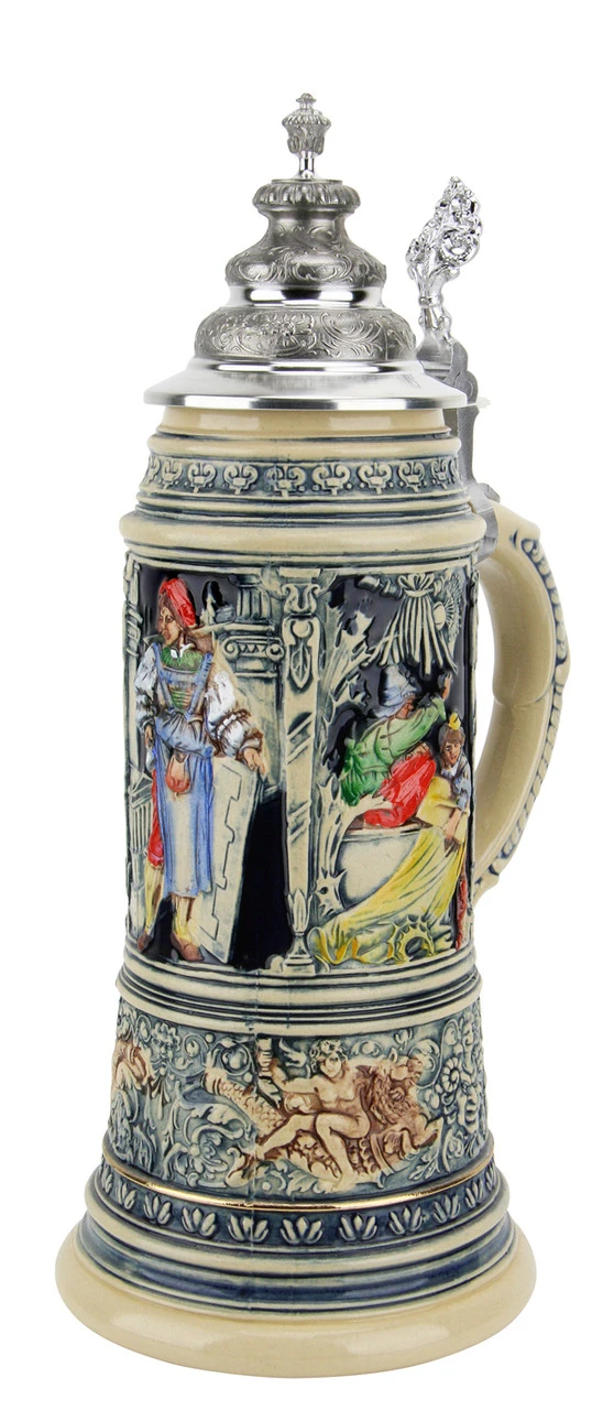 King Limitaet 2007 | Medieval Master Craftsman Handpainted Beer Stein King Limitaet 2007 | Medieval Master Craftsman Handpainted Beer Stein -German Wine Glass Shop King Limitaet 2007 Medieval Master Craftsman Handpainted Beer Stein K2037B RA SM 84847.1461707408