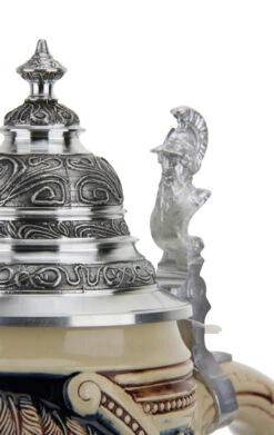 King Limitaet 2009 | Peter Duemler Minerva Antique Style Beer Stein 7 King Limitaet 2009 | Peter Duemler Minerva Antique Style Beer Stein -German Wine Glass Shop King Limitaet 2009 Peter Duemler Minerva Handpainted Beer Stein Cobalt K2039E Lid Detail SM 56290.1461701213