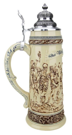 King Limitaet 2017 | Defending The Homeland Antique Style Beer Stein -German Wine Glass Shop King Limitaet 2017 Defending the Homeland Antique Style Beer Stein K2047E LS SM 38566.1489794028