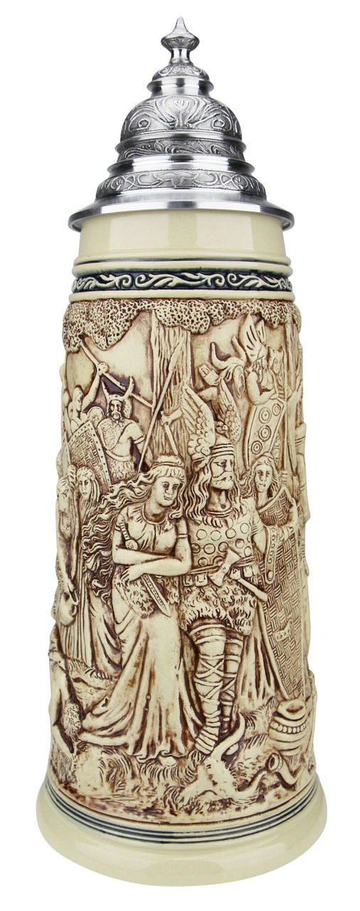 King Limitaet 2018 | Old German Victory Feast Antique Style Beer Stein -German Wine Glass Shop King Limitaet 2018 Old German Victory Feast Antique Style Beer Stein K2048E FNT SM 88434.1523580182