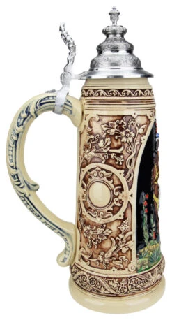 King Limitaet 2019 | Falcon Hunt Handpainted Beer Stein 4 King Limitaet 2019 | Falcon Hunt Handpainted Beer Stein -German Wine Glass Shop King Limitaet 2019 Falcon Hunt Handpainted Beer Stein K2049B LS SM 21215.1548879054