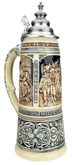 King Limitaet 2020 | Tyrolean Rebellion Antique Style Beer Stein -German Wine Glass Shop King Limitaet 2020 Tyrolean Rebellion Antique Style Beer Stein K2050E LA SM 88155.1583789440