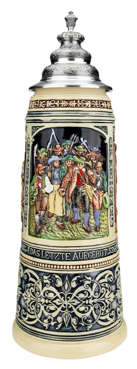 King Limitaet 2020 | Tyrolean Rebellion Handpainted Beer Stein King Limitaet 2020 | Tyrolean Rebellion Handpainted Beer Stein -German Wine Glass Shop King Limitaet 2020 Tyrolean Rebellion Handpainted Beer Stein K2050B FNT SM 16906.1583789511