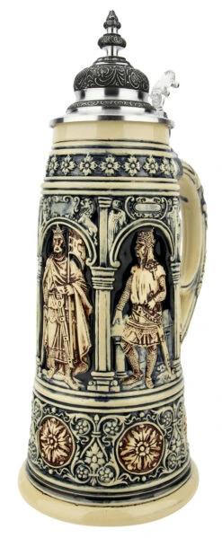 King Limitaet 2023 | Crusaders Antique Style Beer Stein 2 King Limitaet 2023 | Crusaders Antique Style Beer Stein -German Wine Glass Shop King Limitaet 2023 Crusaders Antique Style Beer Stein K2053E RA SM 84647.1678917934