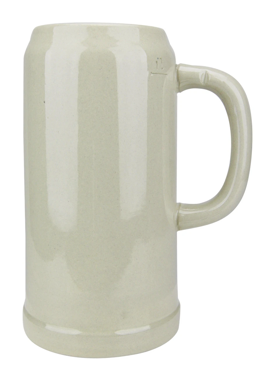 King Werk Gray Glaze Stoneware Beer Mug 1 Liter -German Wine Glass Shop King Werk Gray Glaze Stoneware Beer Mug 1 Liter K400 1L RS SM 78507.1524511200