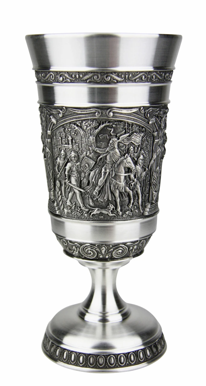Knights Pewter Wine Goblet Knights Pewter Wine Goblet -German Wine Glass Shop Knights Pewter Wine Cup DN8550Z S2 SM 59237.1541612953