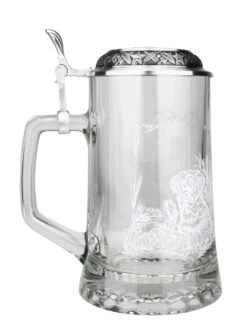 Labrador Glass Beer Stein -German Wine Glass Shop Labrador Glass Beer Stein MC5910 LS SM 30075.1550681699