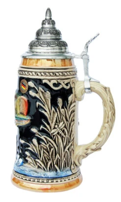 Large Mouth Bass Beer Stein -German Wine Glass Shop Large Mouth Bass Beer Stein K317 RS SM 22952.1401397534