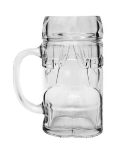 Lederhosen Glass Beer Mug 0.5 Liter -German Wine Glass Shop Lederhosen Glass Beer Mug 0.5 Liter GS200005 Back SM 63233.1433346949
