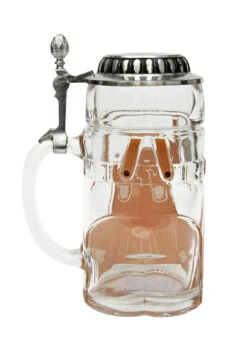 Lederhosen Glass Beer Stein 0.5 Liter -German Wine Glass Shop Lederhosen Glass Beer Stein 0.5 Liter K2000030 Back SM 06176.1447173676