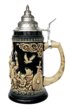 Leif Erikssen Viking Beer Stein Cobalt -German Wine Glass Shop Leif Erikssen Viking Beer Stein Cobalt K1011BLE RS SM 58710.1417531238