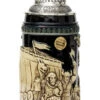 Leif Erikssen Viking Beer Stein Cobalt With Viking Lid