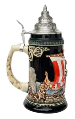 Leif Erikssen Viking Beer Stein -German Wine Glass Shop Leif Erikssen Viking Beer Stein K1011BL LS SM 12803.1417531258