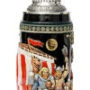 Leif Erikssen Viking Beer Stein With Viking Lid
