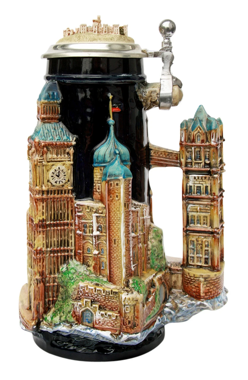 London England 3D Beer Stein London England 3D Beer Stein -German Wine Glass Shop London England 3D Beer Stein K3962 RS SM 40479.1417709851