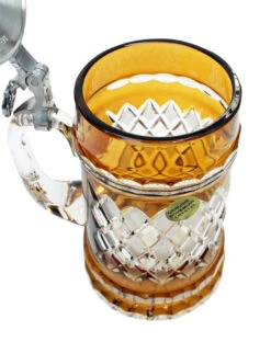 Lord Of Crystal Beer Stein Amber 5 Lord Of Crystal Beer Stein Amber -German Wine Glass Shop Lord of Crystal Beer Stein Amber K6001A OD SM 47411.1490276207