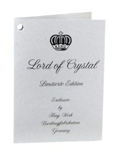 Lord Of Crystal Wolf German Beer Stein Blue | 3D Howling Wolf Lid -German Wine Glass Shop Lord of Crystal Card King Werk SM 06181.1679770007