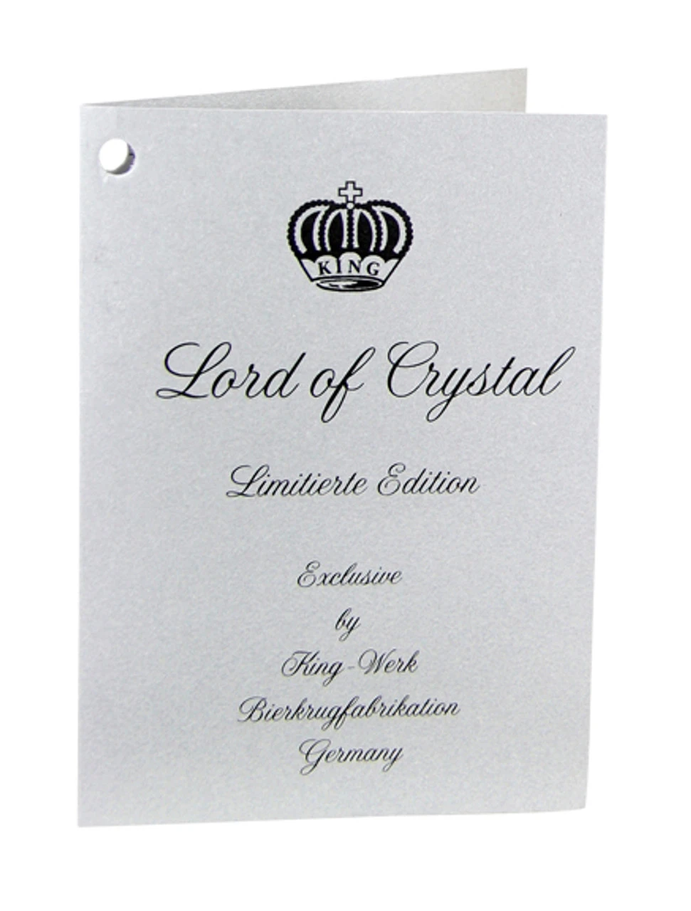 Lord of Crystal Black German Beer Stein | 3D Stag Lid Lord Of Crystal Black German Beer Stein | 3D Stag Lid -German Wine Glass Shop Lord of Crystal Card King Werk SM 61836.1558550479