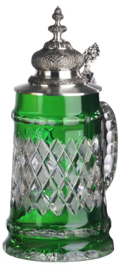 Lord Of Crystal Beer Stein Green